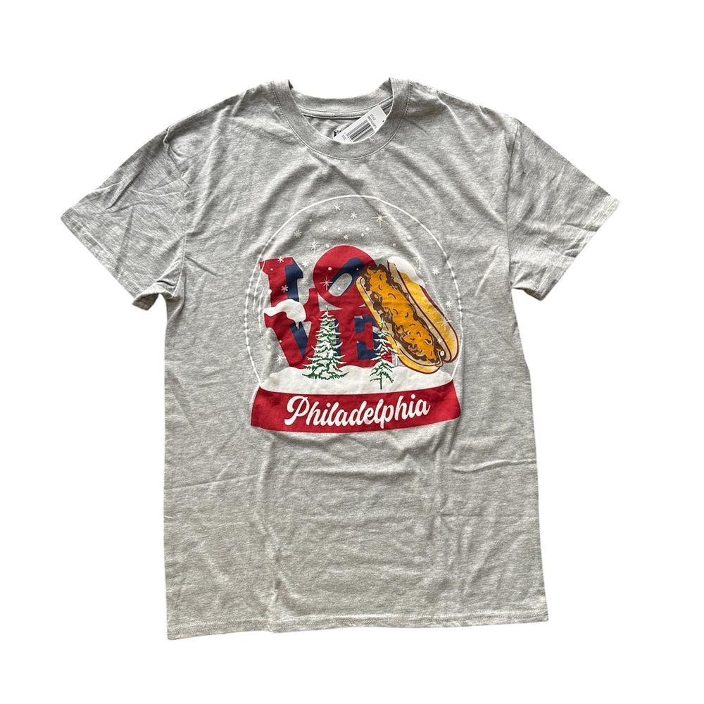 Philadelphia “Love Park” Snow Globe T-shirt